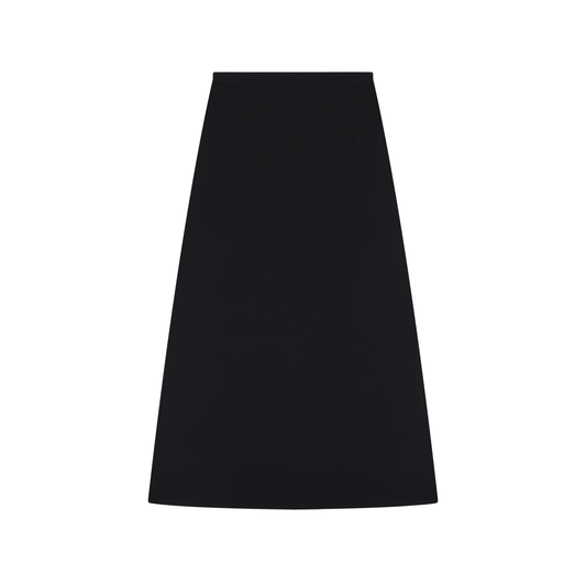 Women's Solid Color Knit Maxi Skirt