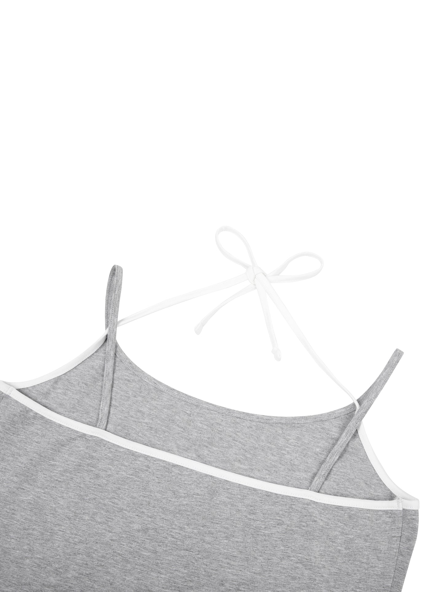 Ecclesia704® Contrast Binding Halter Tank Top