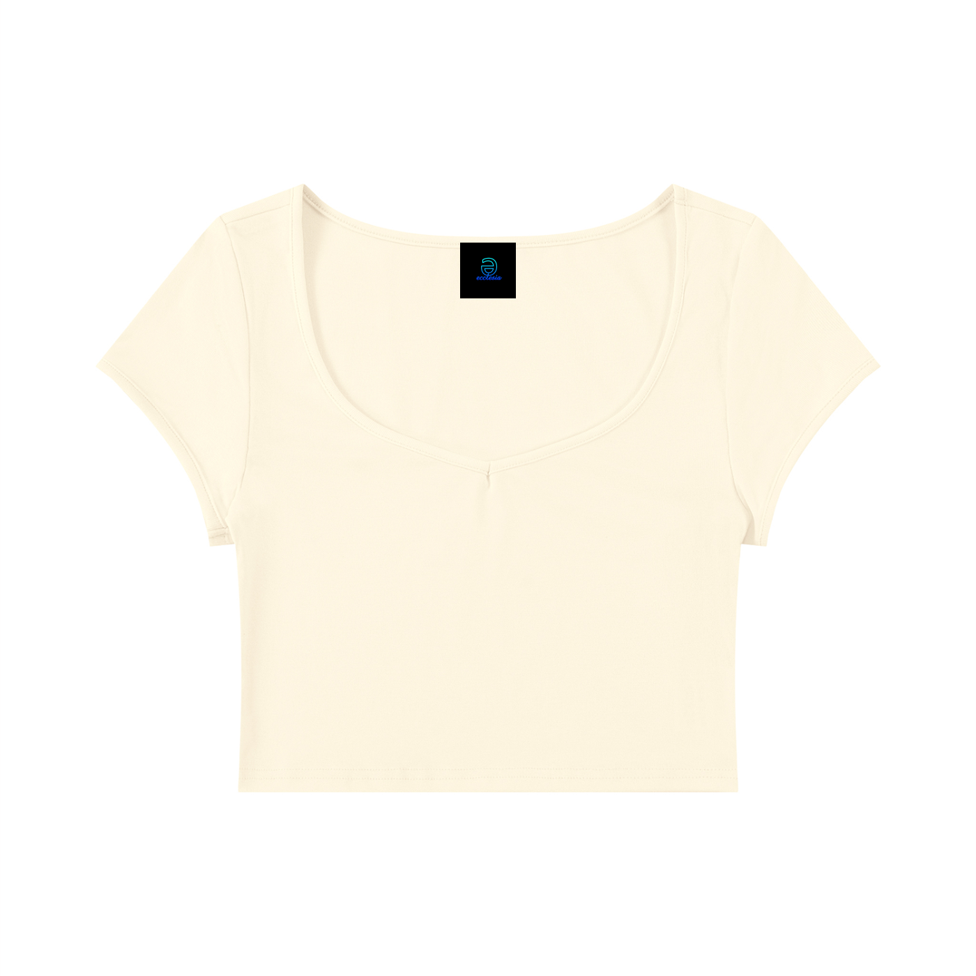 Women's Slim Cap Sleeve Crop T-Shirt