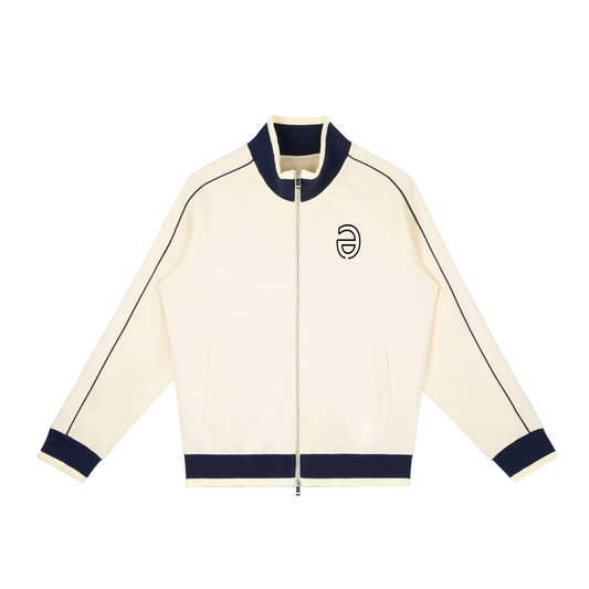 TUD Color Block Raglan Sleeve Zip Track Jacket