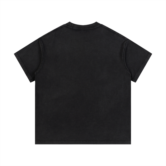 Mary. Mack Pnk Script Vintage Wash Cotton T-Shirt