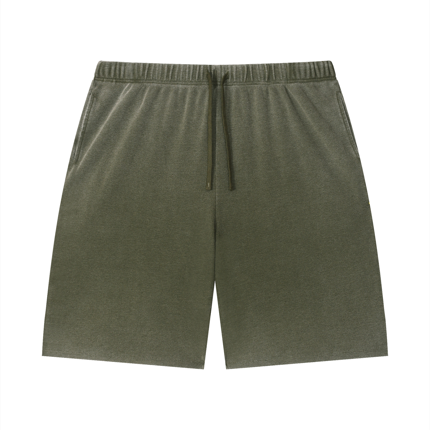 Vintage Wash Sunfade Waffle Raw Hem Shorts Set 12