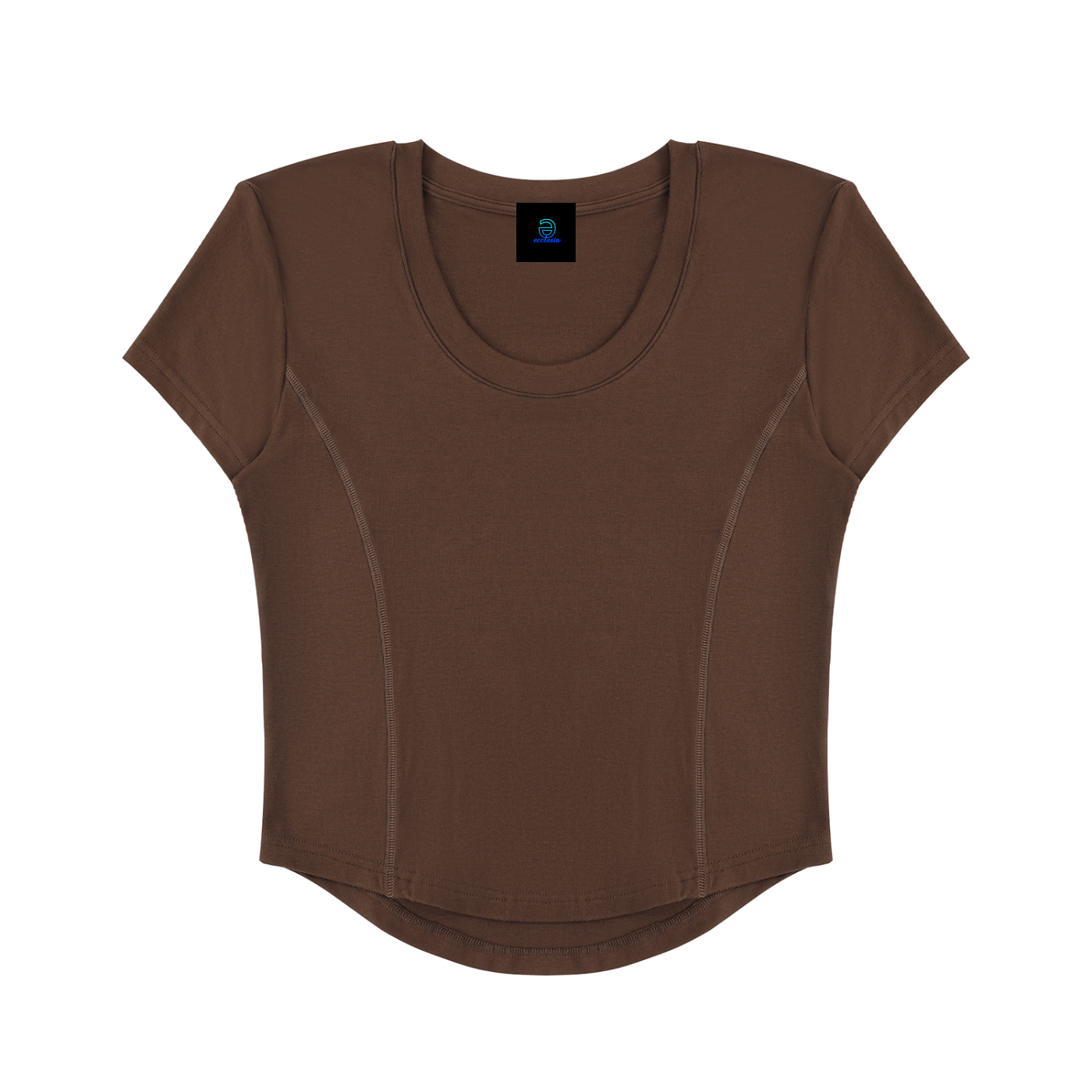 Women's  Paneled Crop T-Shirt