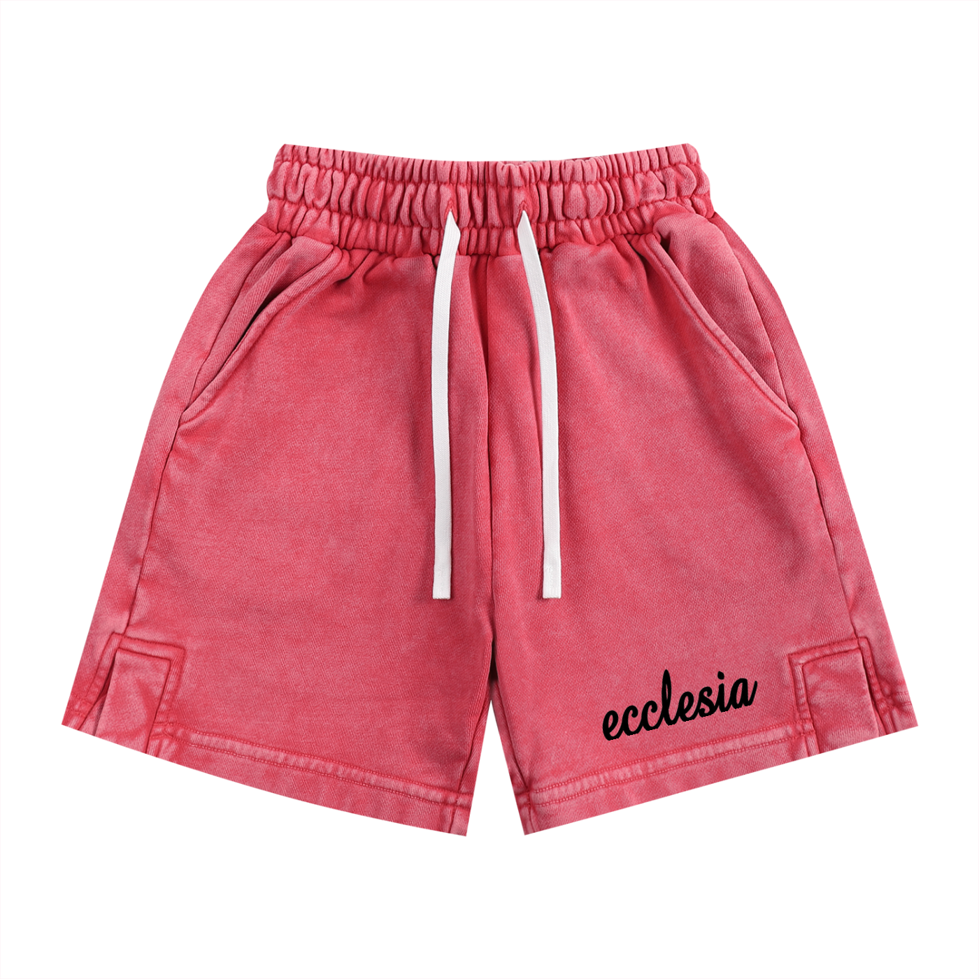 Girl’s Kenlee Pink Washed Kids' Shorts