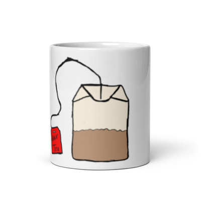 Ecclesia Tea Bag White glossy mug