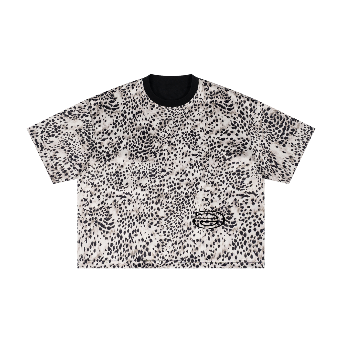 ECL Women’s Leopard Print Boxy T-Shirt