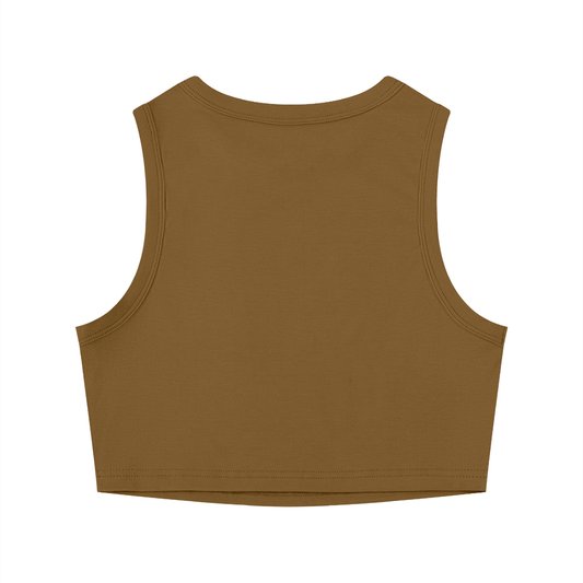 Women's Tight Crewneck Crop Tank Top