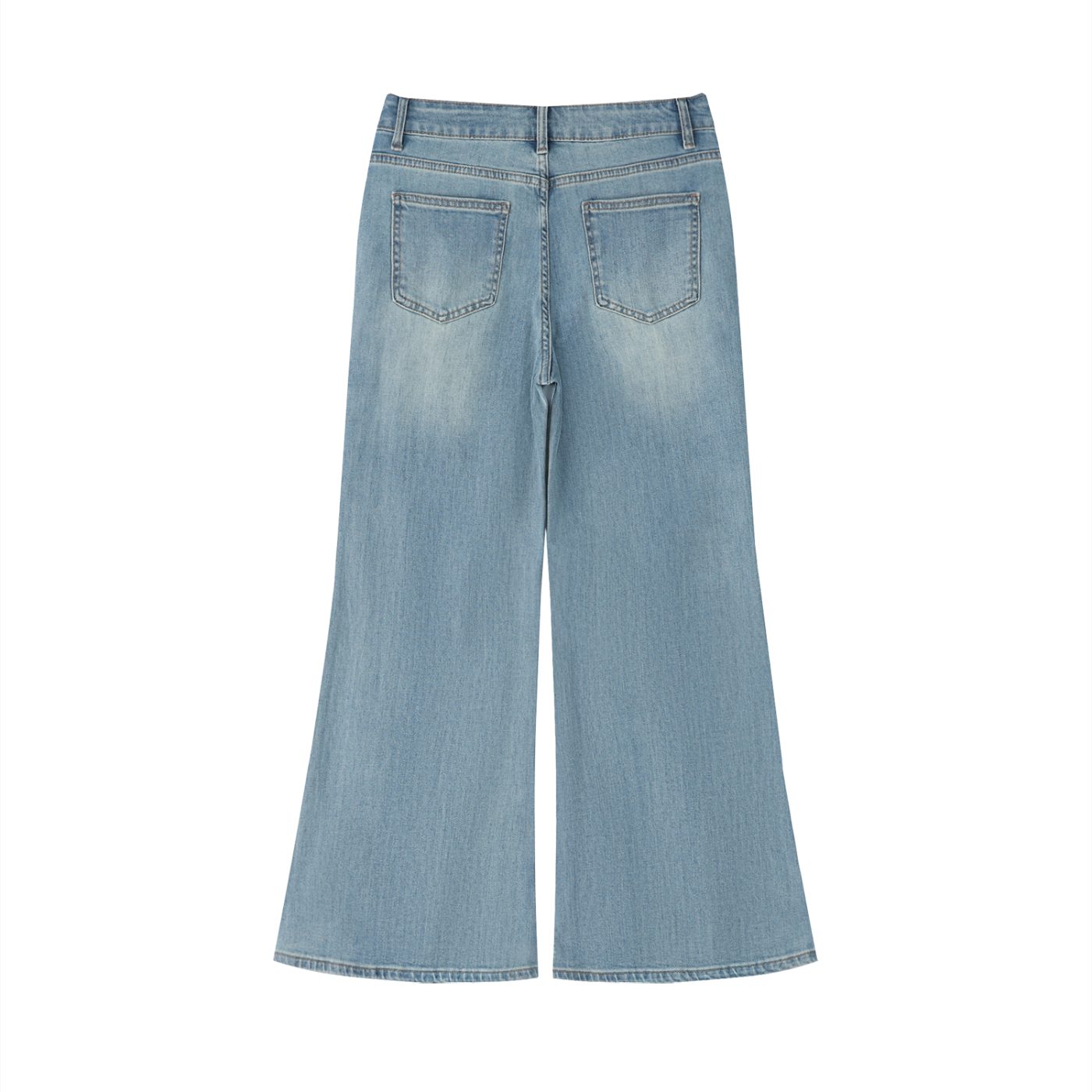 Women's.Vintage Wash Flared Leg Jeans