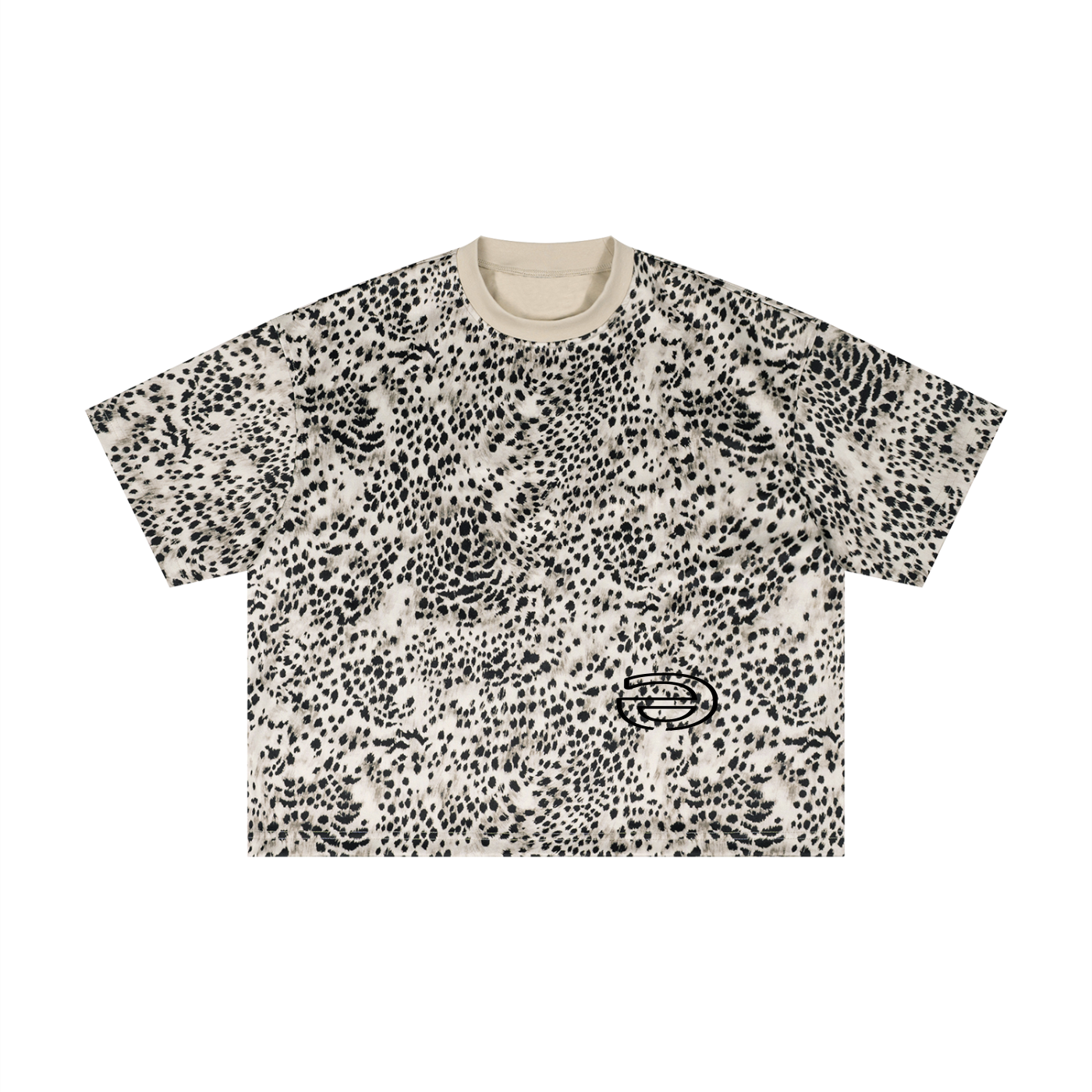 ECL Women’s Leopard Print Boxy T-Shirt