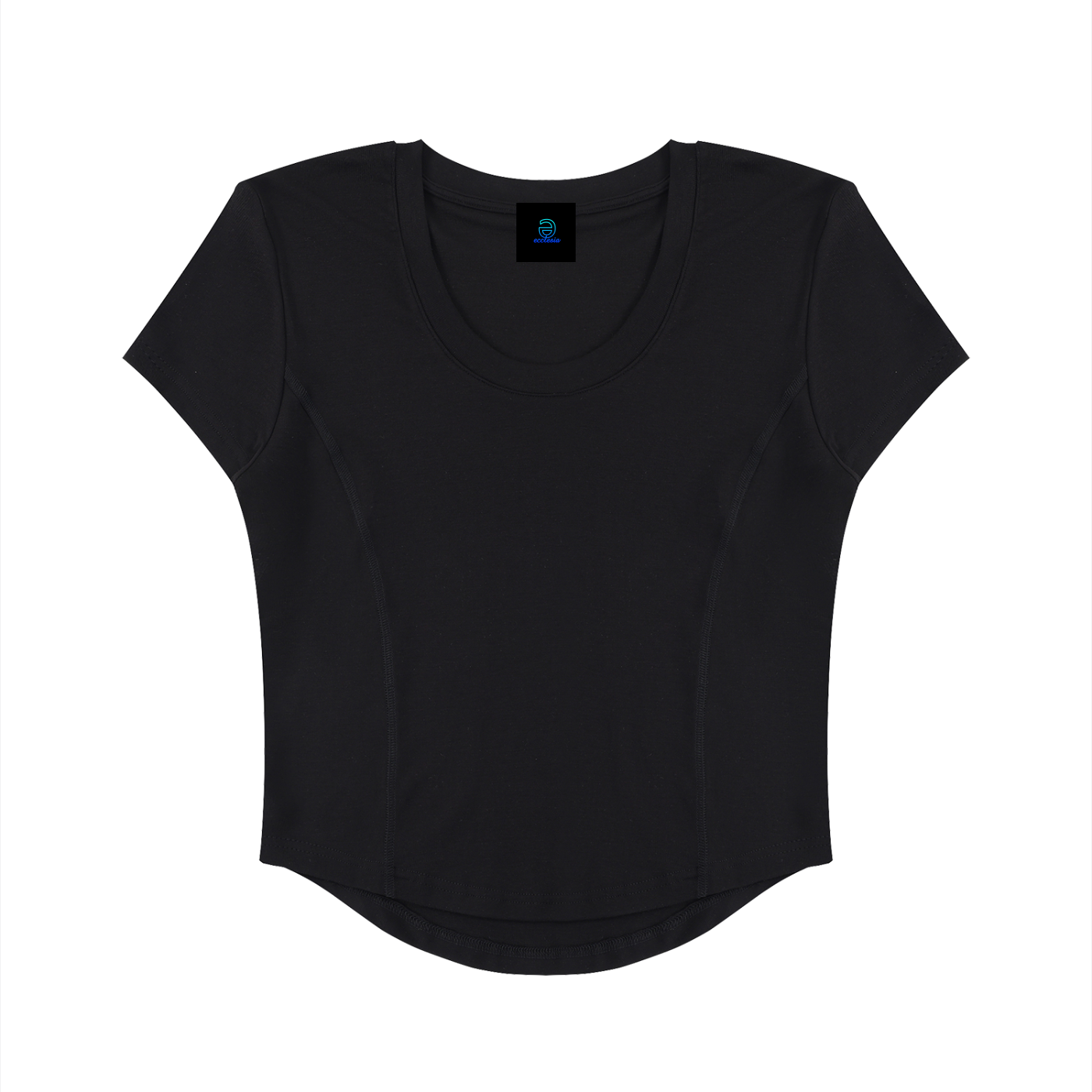 Women's  Paneled Crop T-Shirt