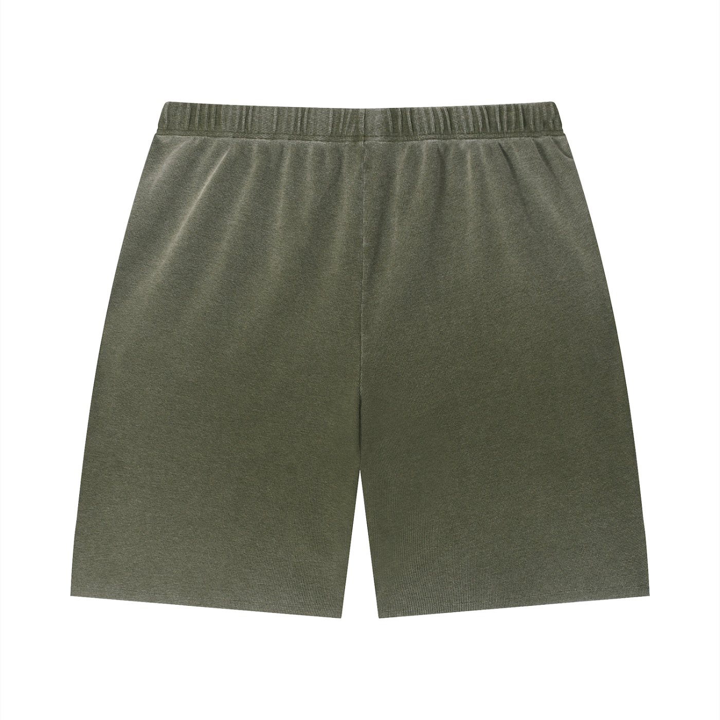 Vintage Wash Sunfade Waffle Raw Hem Shorts Set 12