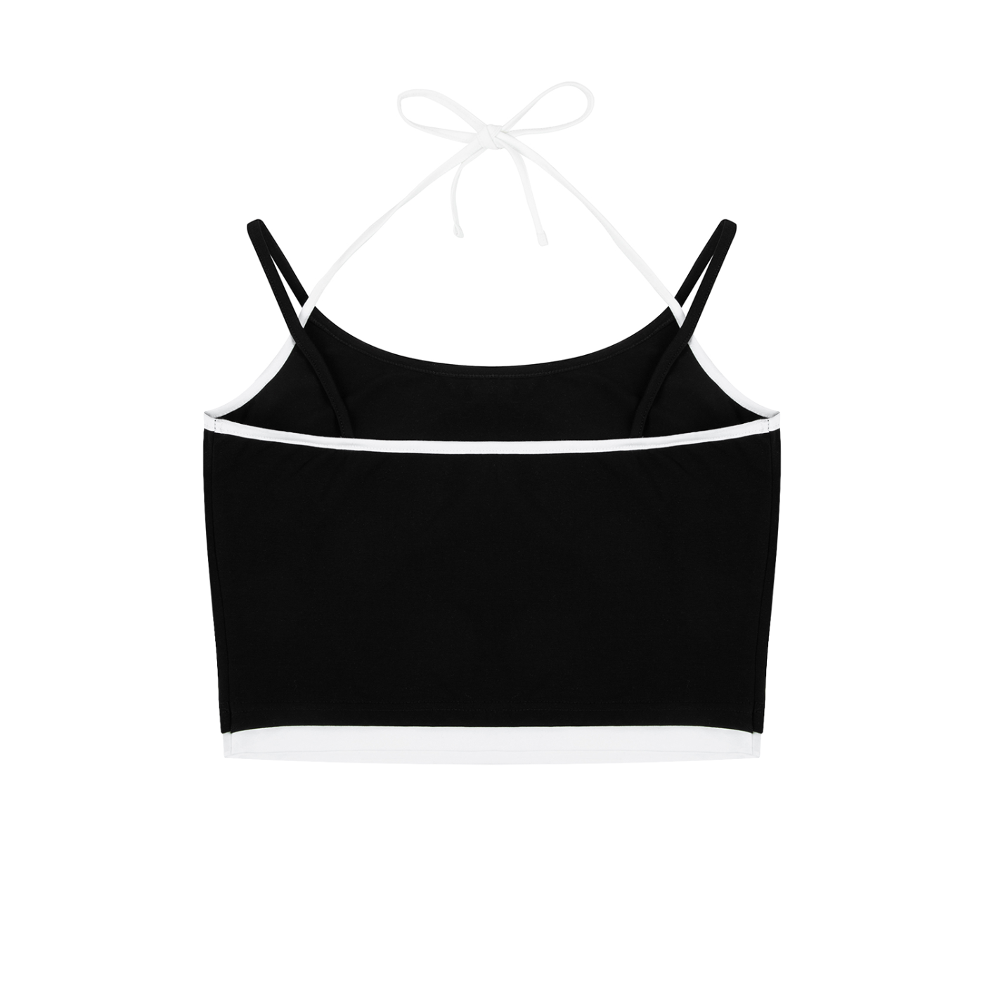 Ecclesia704® Contrast Binding Halter Tank Top