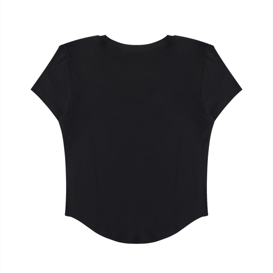 Women's  Paneled Crop T-Shirt