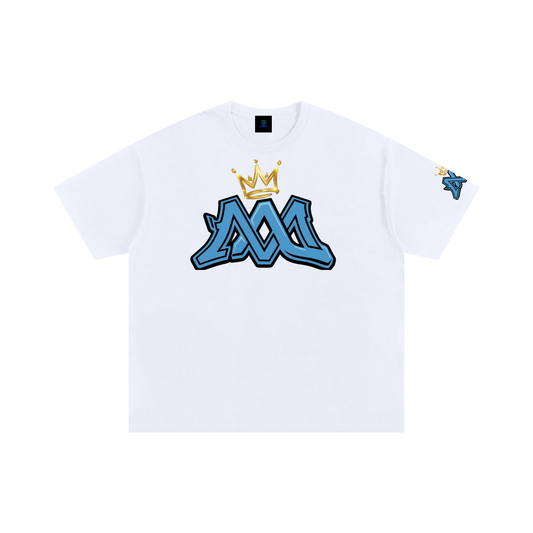 Mary Mack BlueCrown Unisex Oversized Cotton T-Shirt
