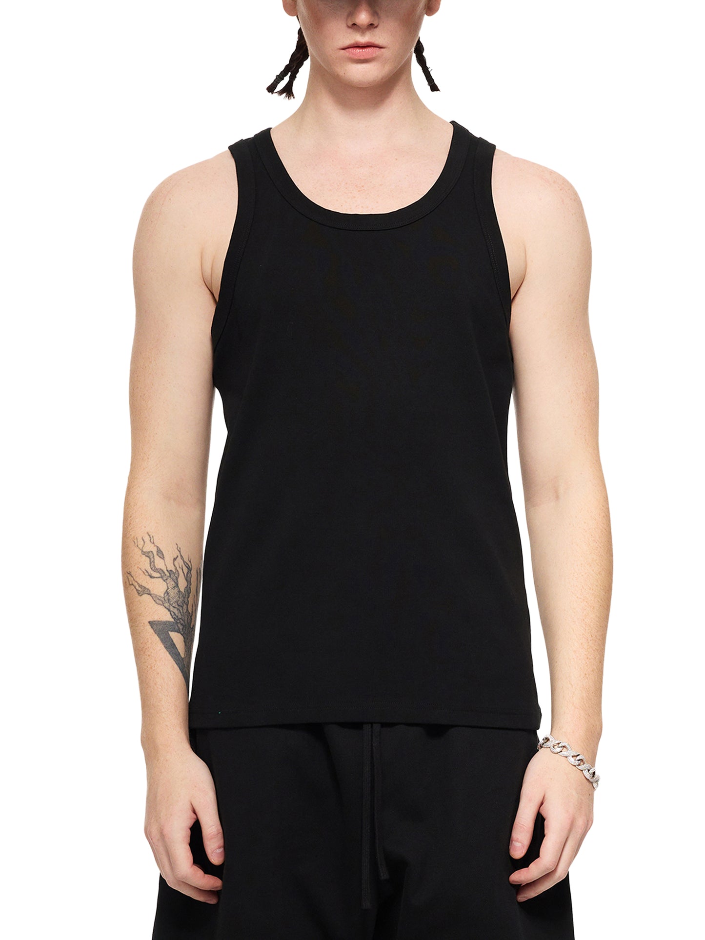 Mary Mack Double.M Blue Essential Pro Tank Top