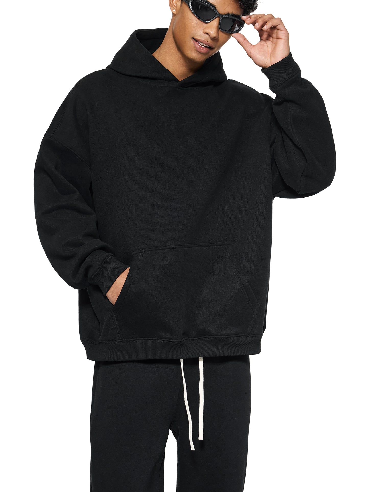ECL Orange Logo Polar Fleeced Hoodie