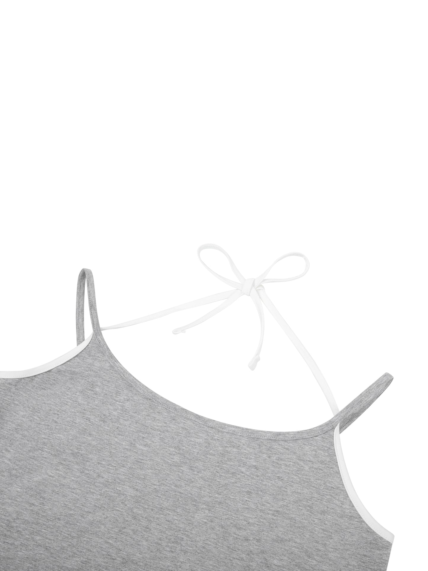 Ecclesia704® Contrast Binding Halter Tank Top