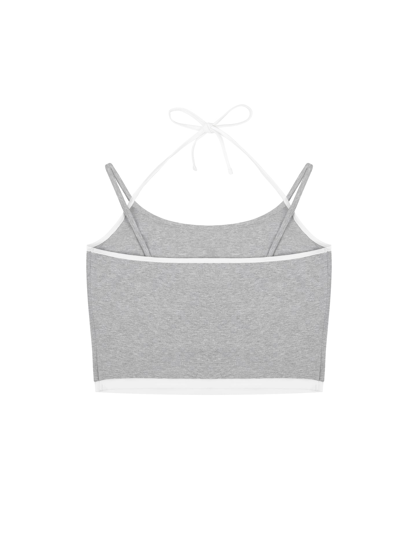 Ecclesia704® Contrast Binding Halter Tank Top