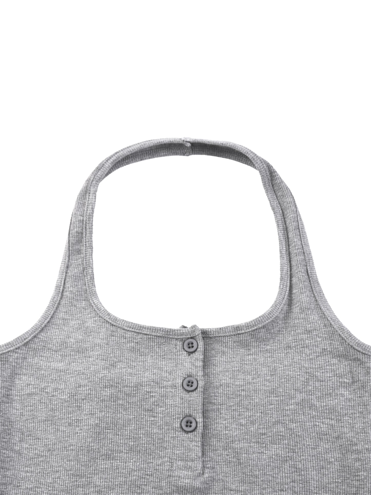 Mary Mack Women's Ribbed Henley Tank Top