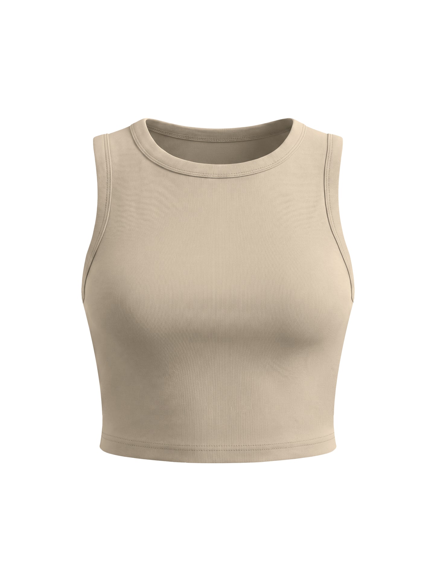Women's Tight Crewneck Crop Tank Top