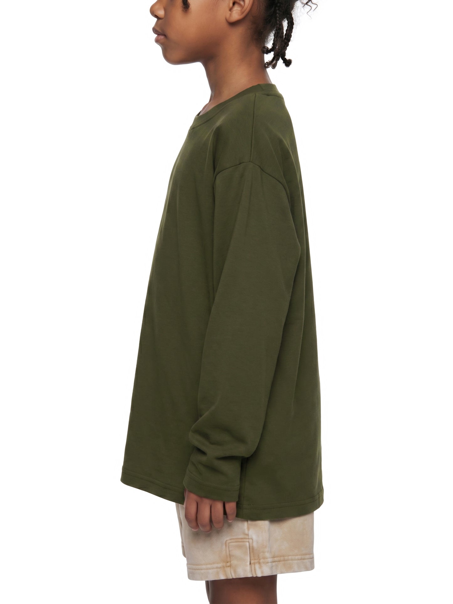 Kid's Drop Shoulder Long Sleeve T-Shirt