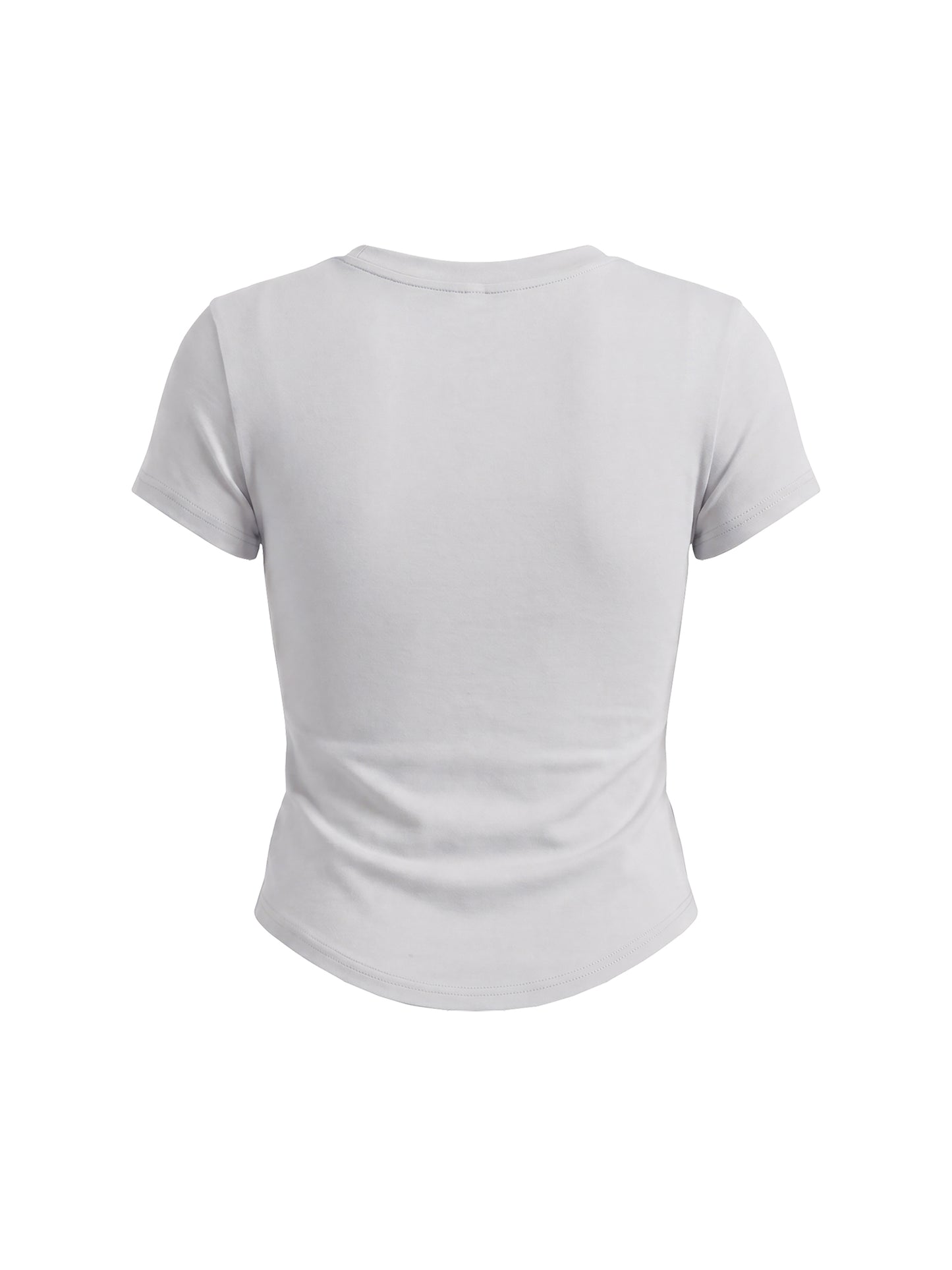 Women's  Paneled Crop T-Shirt
