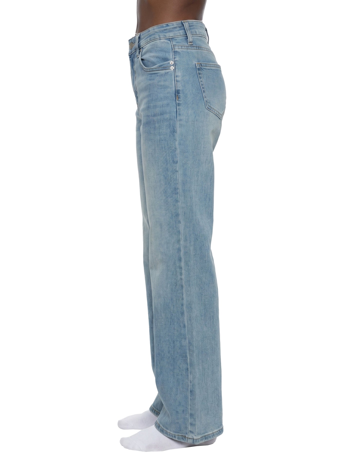 Women's.Vintage Wash Flared Leg Jeans