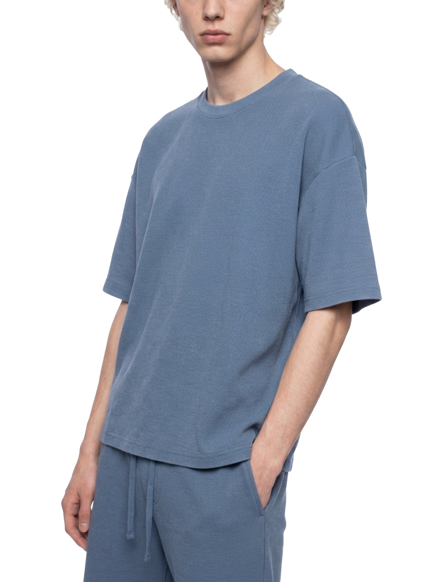 Ecclesia704® Vintage Wash Sunfade Boxy Waffle T-Shirt  Set12
