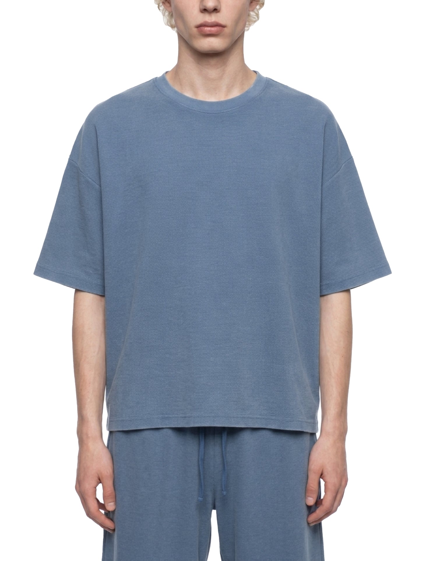Ecclesia704® Vintage Wash Sunfade Boxy Waffle T-Shirt  Set12